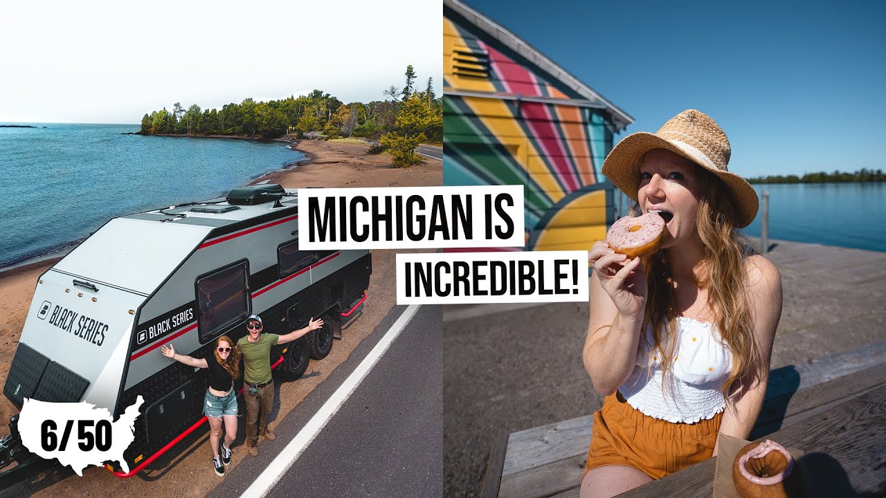 Our PERFECT RV Road Trip Across Michigan’s Upper Peninsula 😍 - The Ultimate Guide