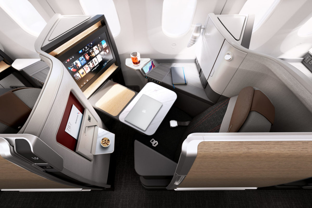 A private premium experience in the sky with American Airlines