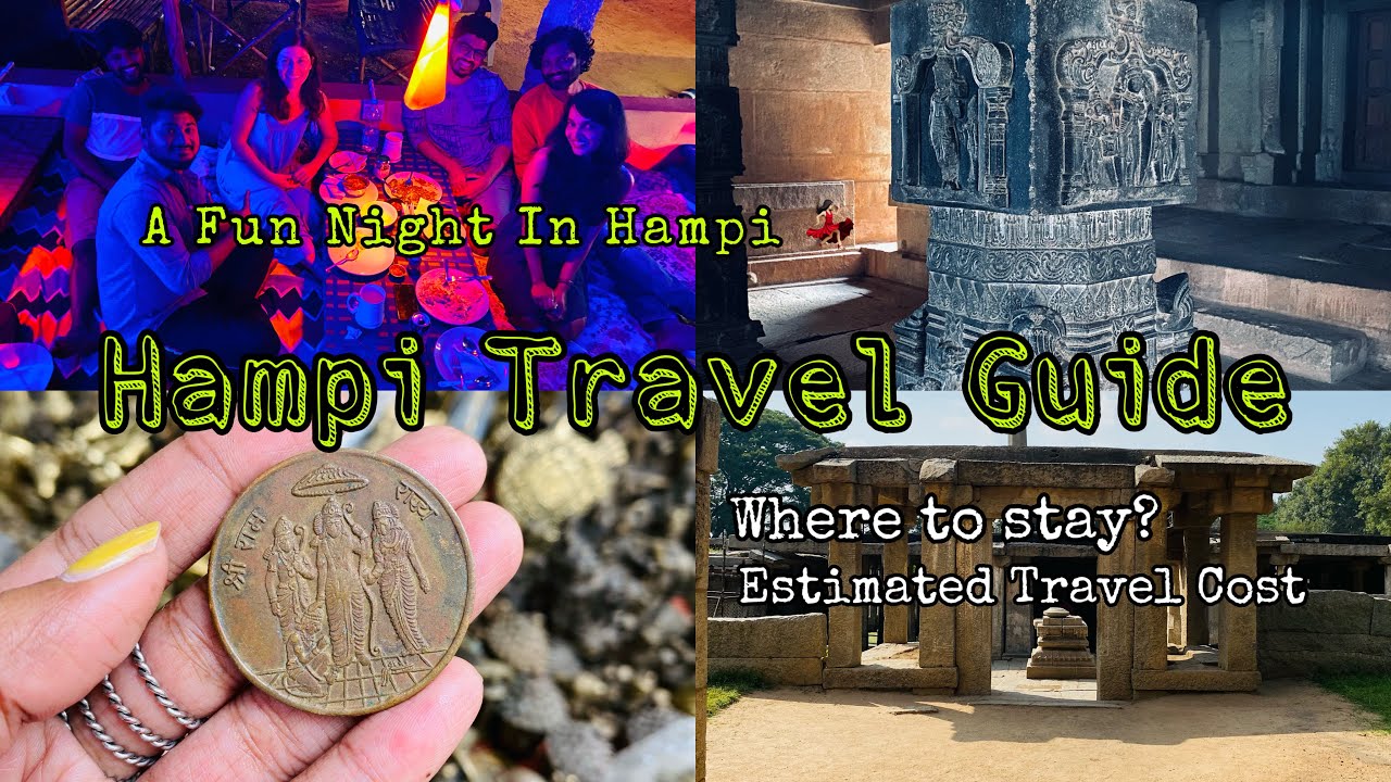 EP:1 | Hampi Travel Guide | Travel Cost | Fun Night in a Hampi | #vlog #travel #youtube #hampi