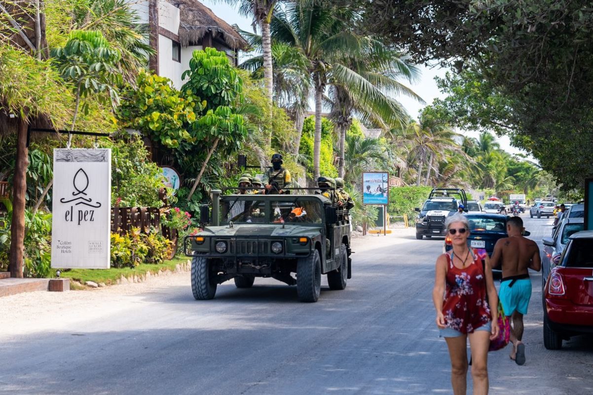Mexico Sends National Guard To Help Keep Tourists Safe In Tulum
